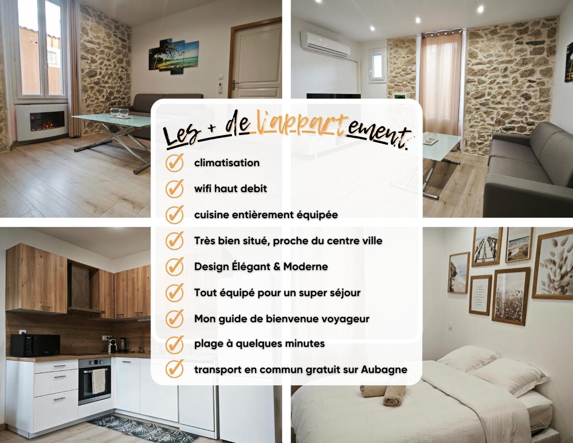 Appartement Tout Confort A 2 Pas Du Centre Ville Aubagne Exterior photo